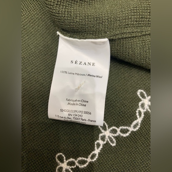 Sezane BETTY CARDIGAN - SÉZANE X BAZISZT $195 New without tag - Picture 5 of 13